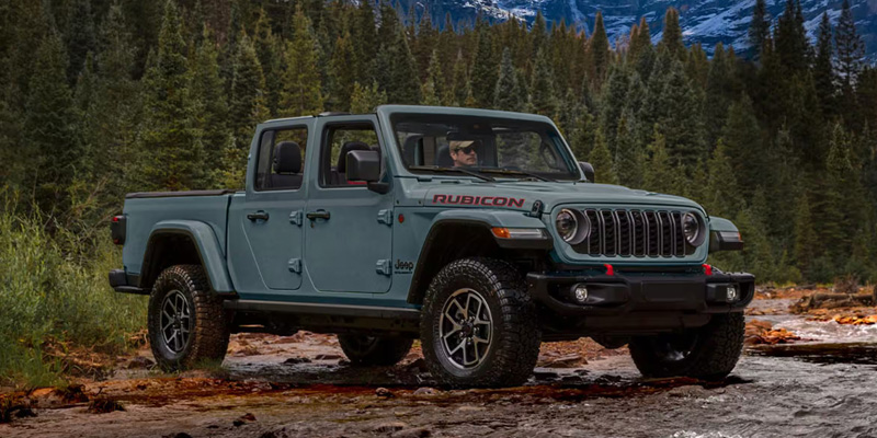 2026 Jeep Gladiator parked in the mountains