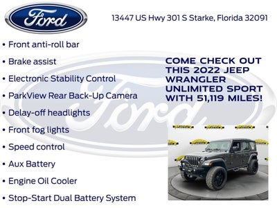 2022 Jeep Wrangler Unlimited Sport