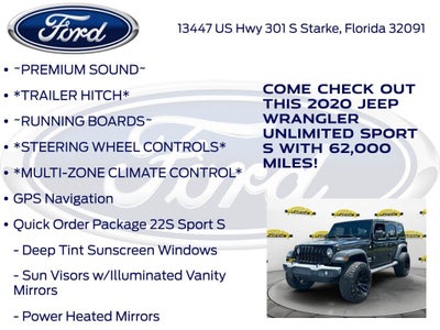 2020 Jeep Wrangler Unlimited Sport S