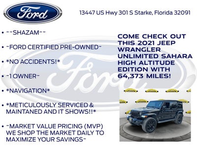 2021 Jeep Wrangler Unlimited Sahara High Altitude