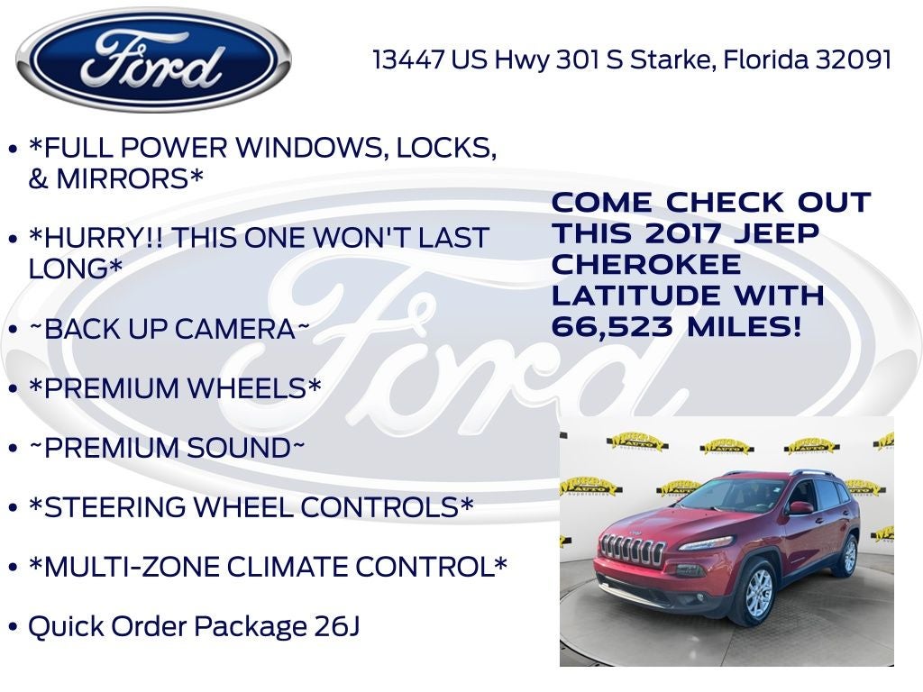 2017 Jeep Cherokee Latitude