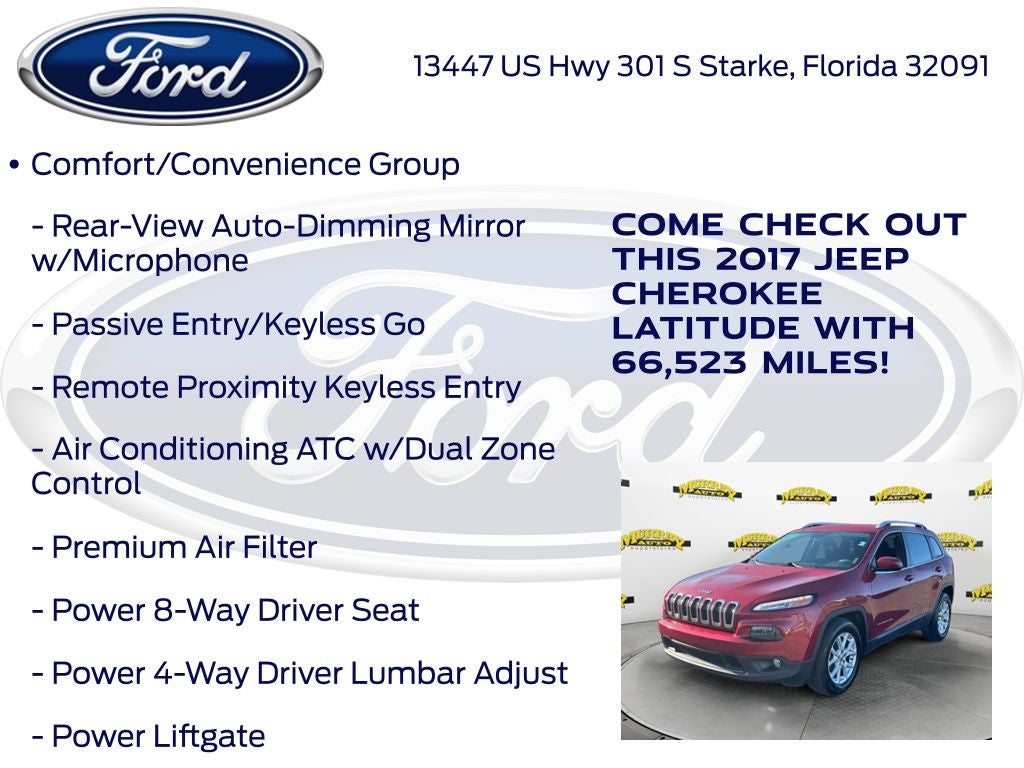 2017 Jeep Cherokee Latitude