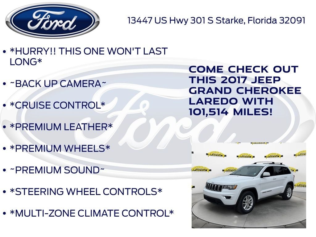 2017 Jeep Grand Cherokee Laredo