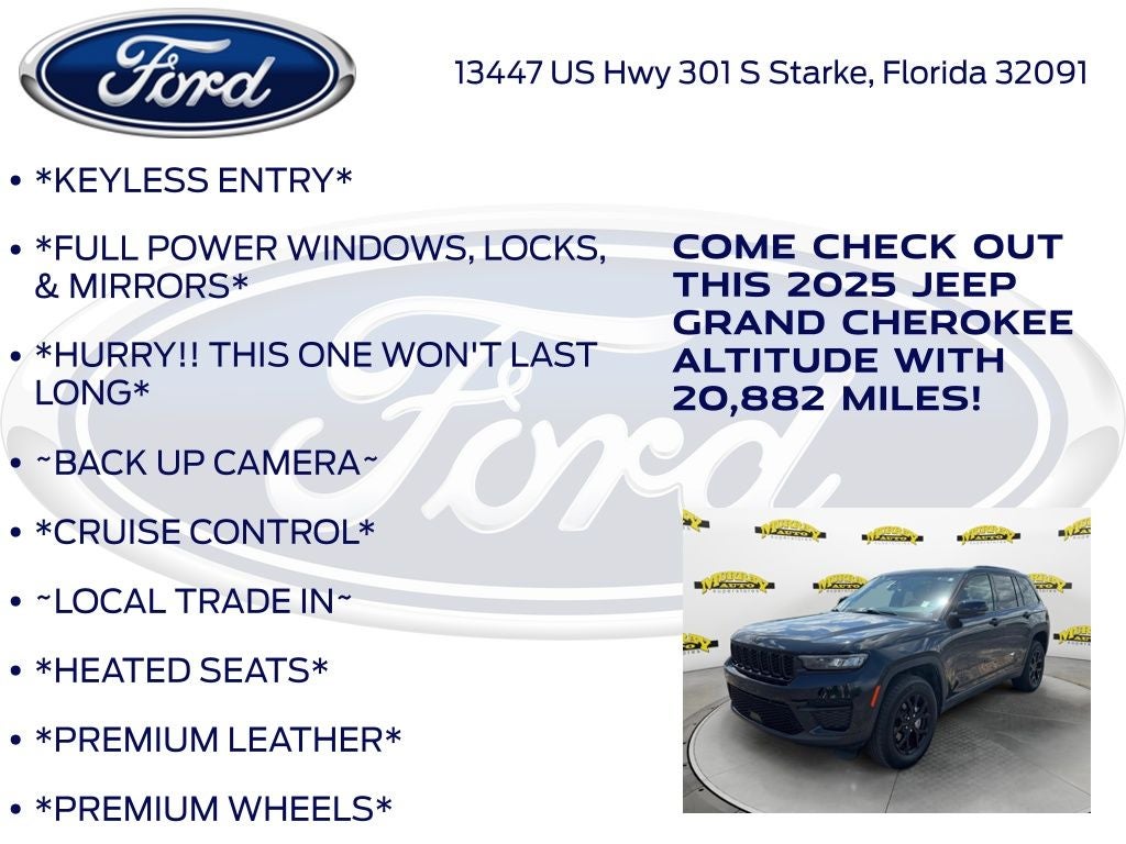2025 Jeep Grand Cherokee Altitude