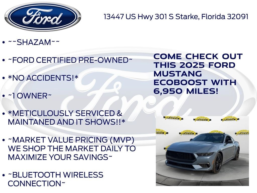 2025 Ford Mustang EcoBoost