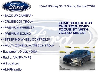 2018 Ford Focus ST