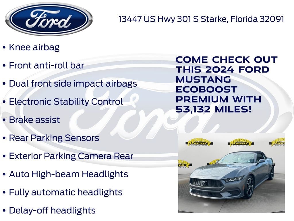 2024 Ford Mustang EcoBoost Premium