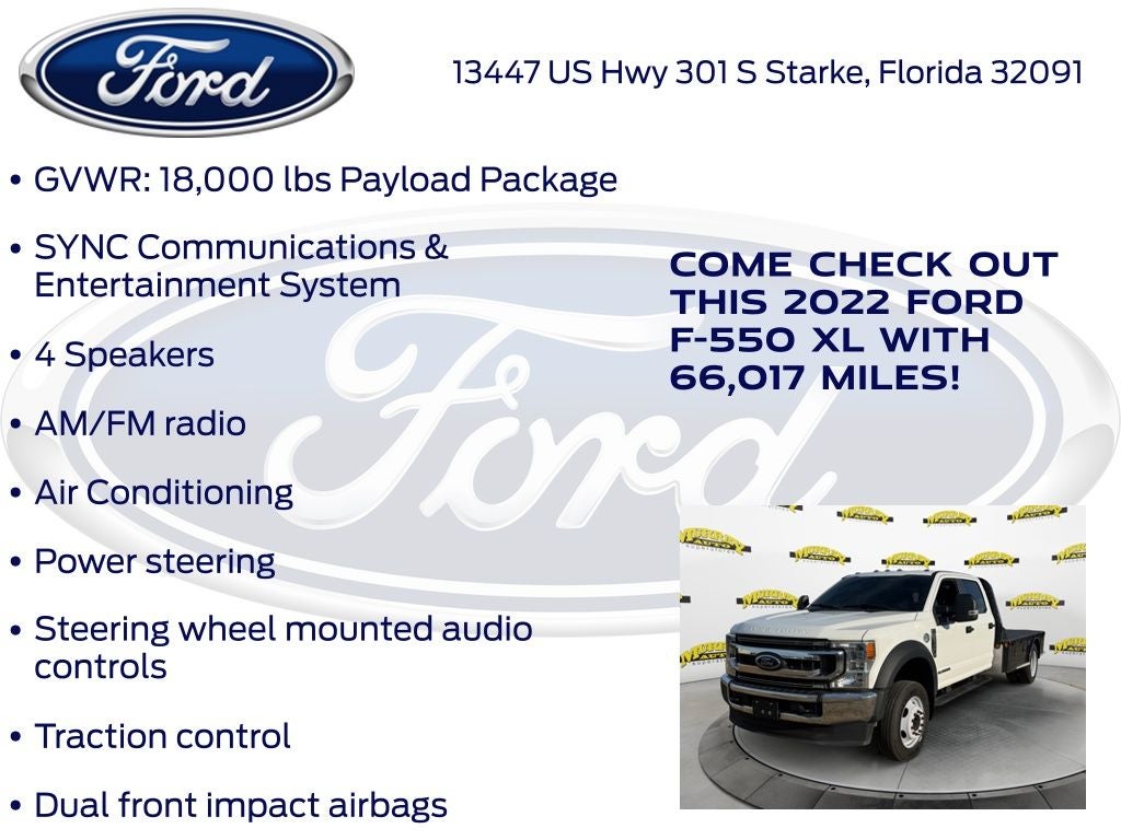 2022 Ford F-550SD XL DRW