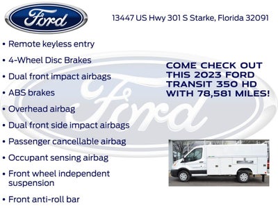 2023 Ford Transit-350 Base HIGH ROOF READING KUV BODY*