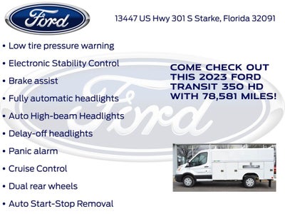 2023 Ford Transit-350 Base HIGH ROOF READING KUV BODY*
