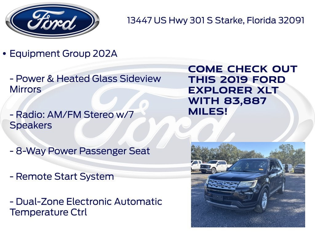 2019 Ford Explorer XLT