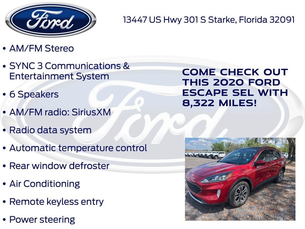 2020 Ford Escape SEL