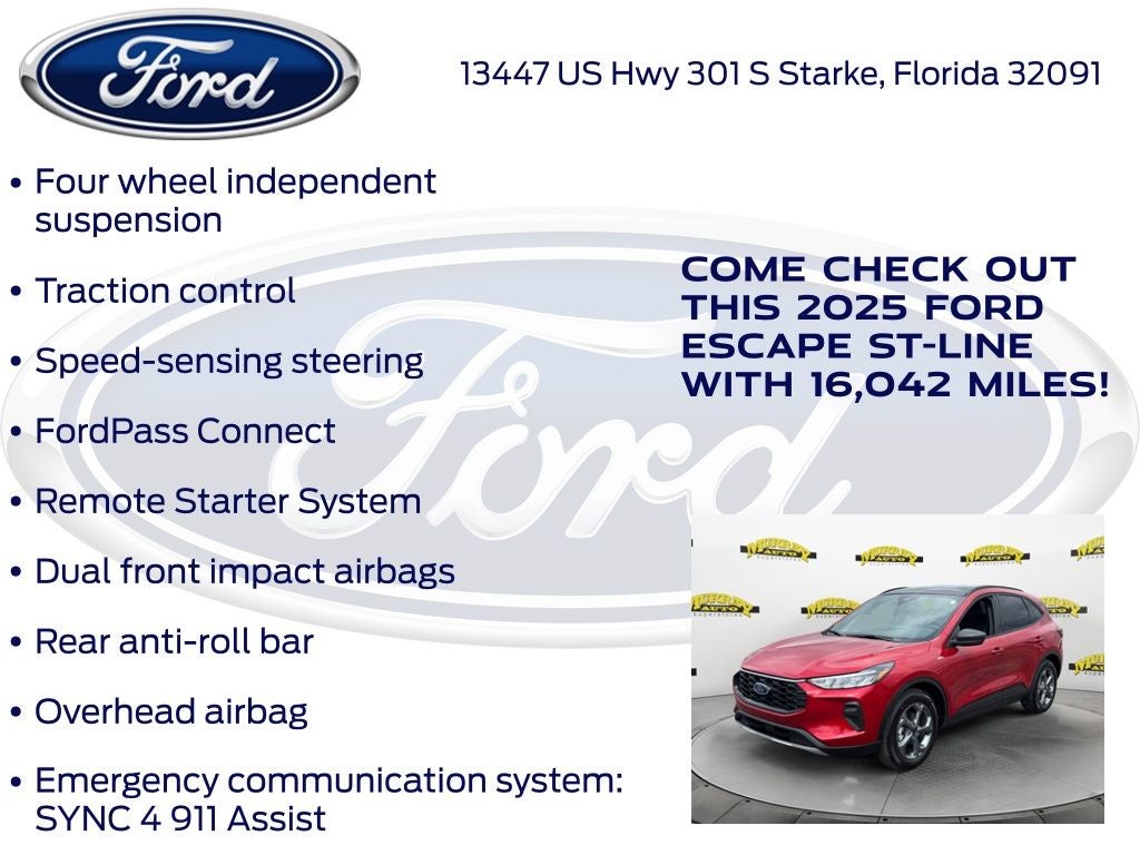 2025 Ford Escape ST-Line