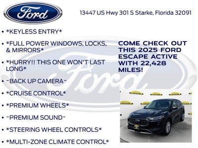 2025 Ford Escape Active