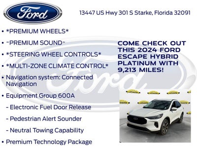 2024 Ford Escape Hybrid Platinum