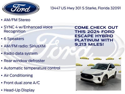 2024 Ford Escape Hybrid Platinum