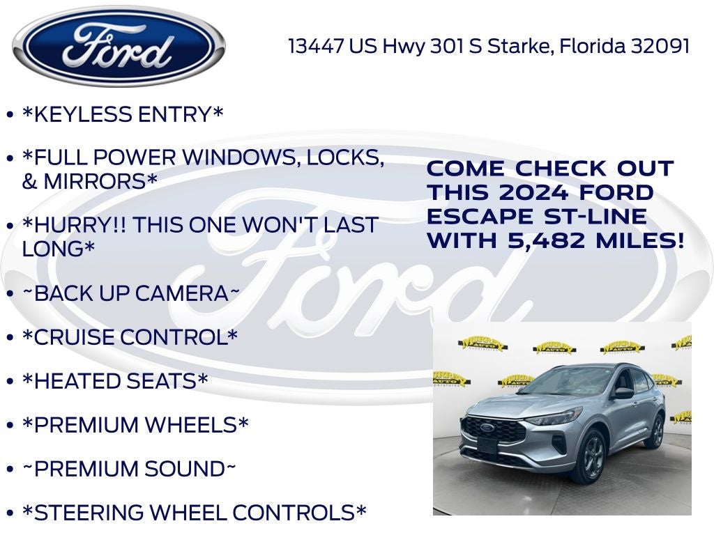 2024 Ford Escape ST-Line