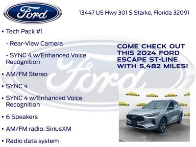 2024 Ford Escape ST-Line
