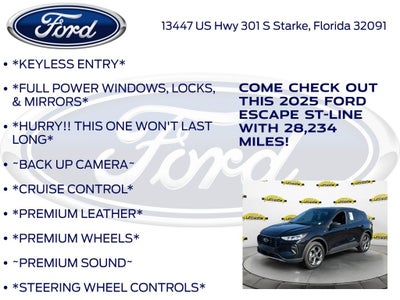 2025 Ford Escape ST-Line