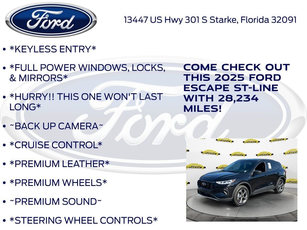 2025 Ford Escape ST-Line