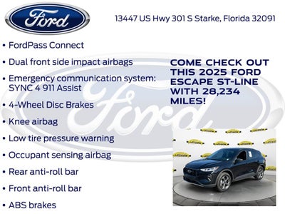 2025 Ford Escape ST-Line