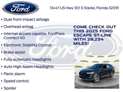 2025 Ford Escape ST-Line