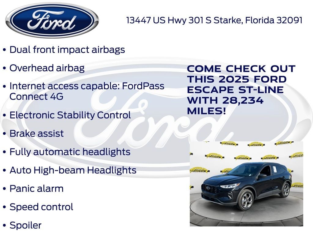 2025 Ford Escape ST-Line