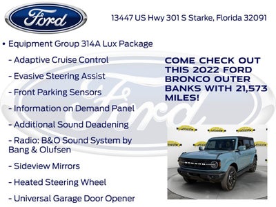 2022 Ford Bronco Outer Banks