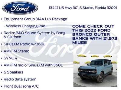 2022 Ford Bronco Outer Banks
