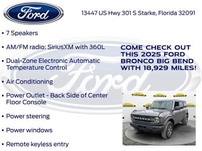 2025 Ford Bronco Big Bend