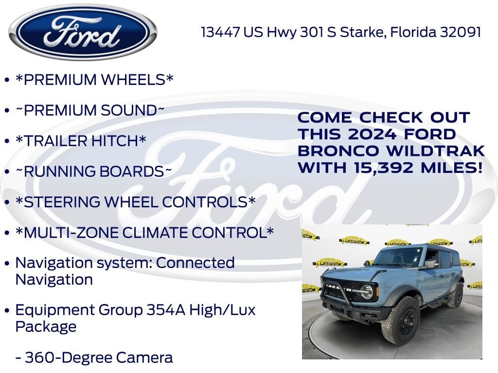 2024 Ford Bronco Wildtrak