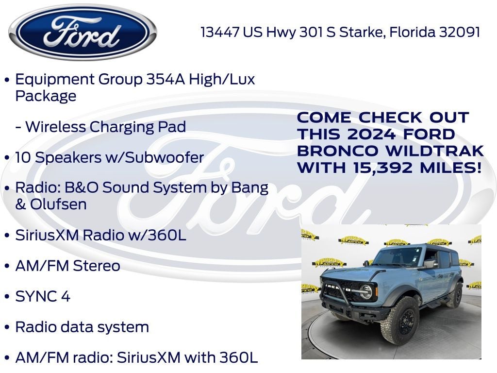 2024 Ford Bronco Wildtrak