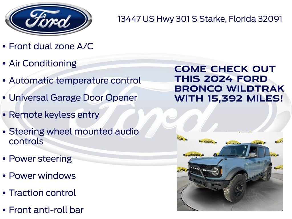 2024 Ford Bronco Wildtrak