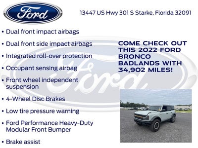 2022 Ford Bronco Badlands