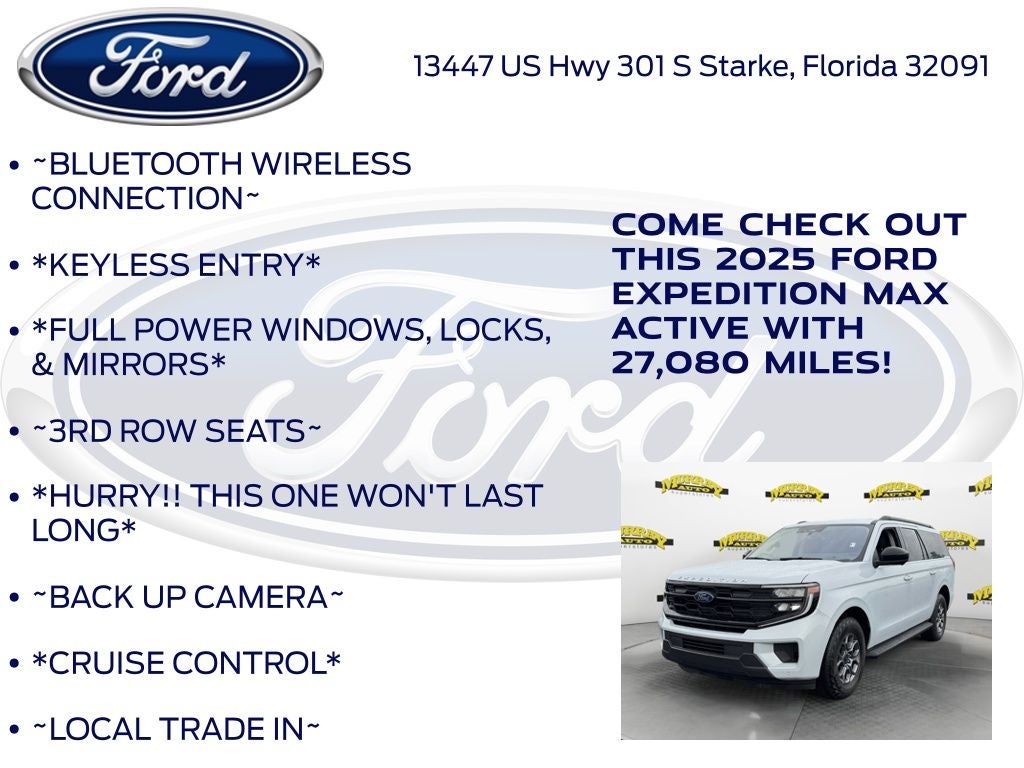 2025 Ford Expedition Max Active