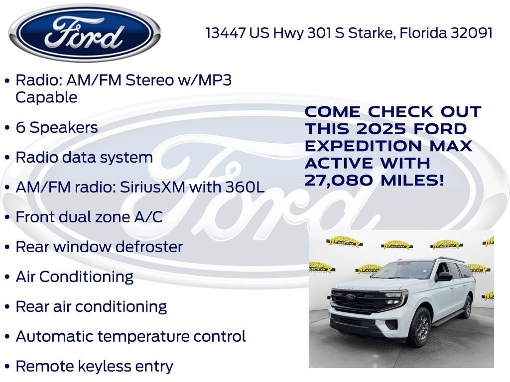 2025 Ford Expedition Max Active