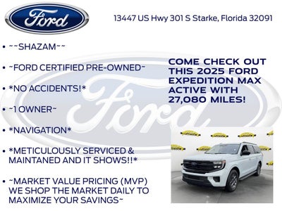 2025 Ford Expedition Max Active