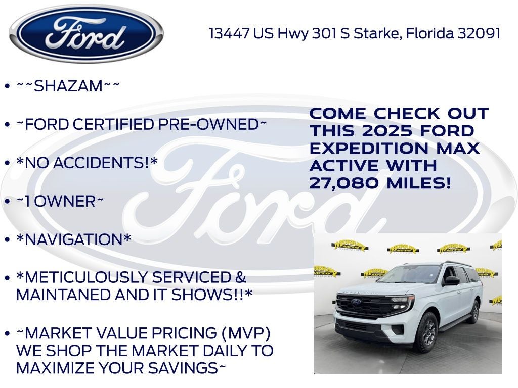 2025 Ford Expedition Max Active