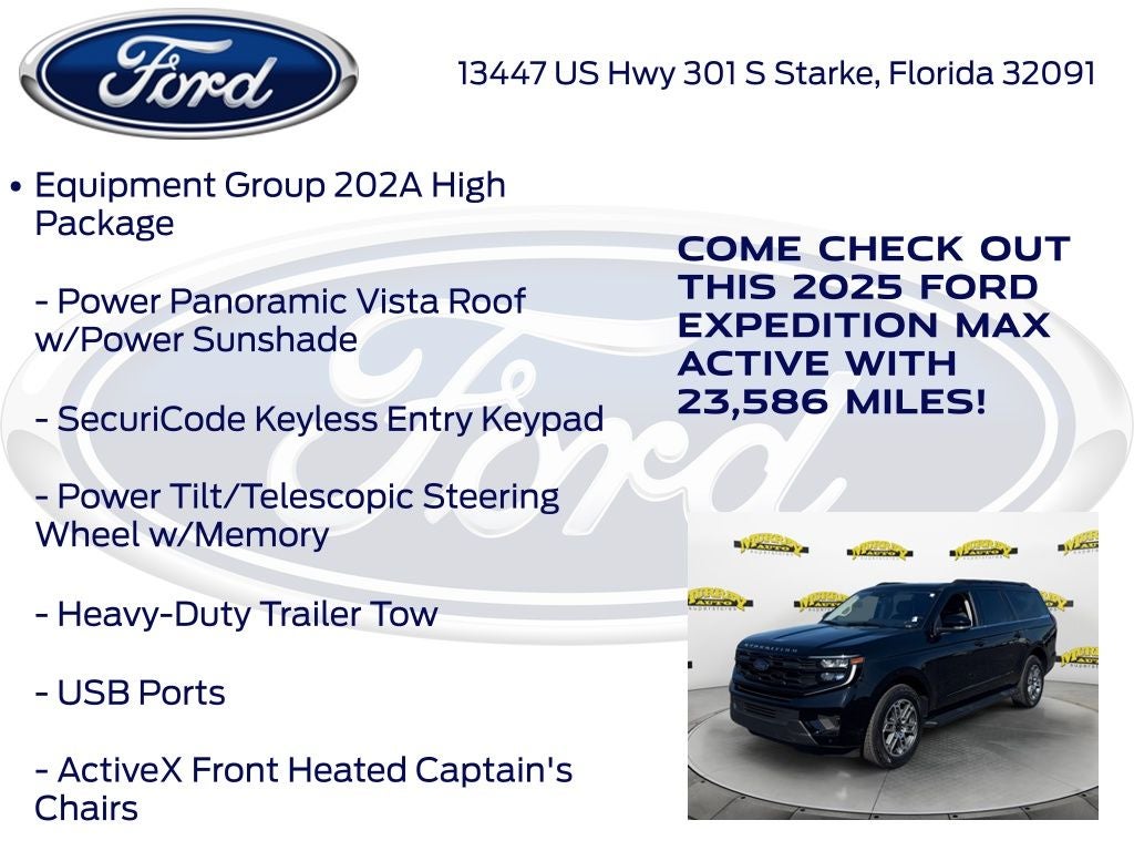 2025 Ford Expedition Max Active