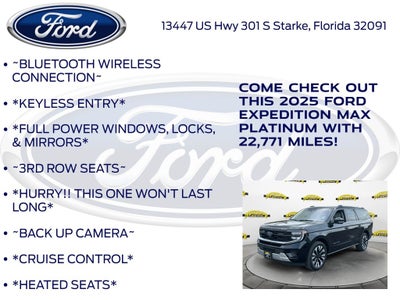 2025 Ford Expedition Max Platinum