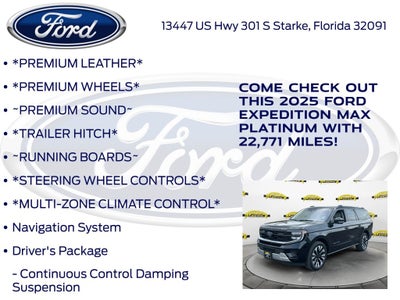 2025 Ford Expedition Max Platinum