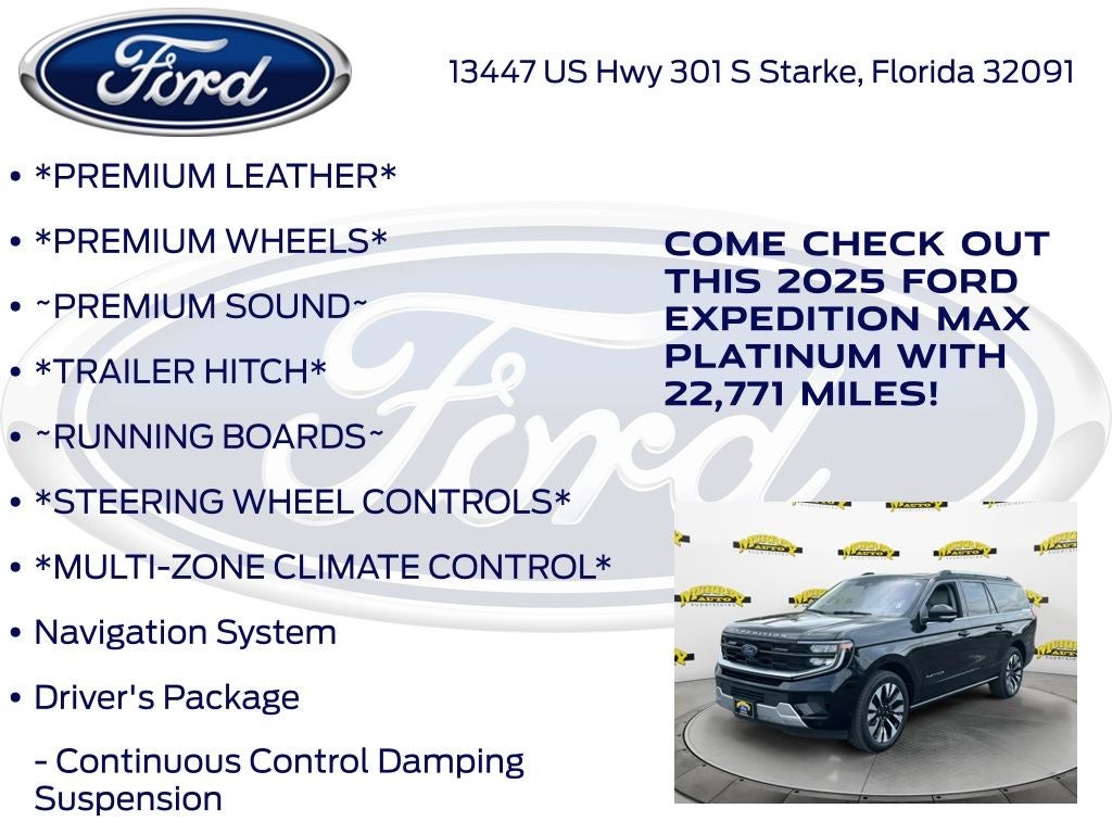 2025 Ford Expedition Max Platinum