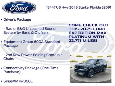 2025 Ford Expedition Max Platinum