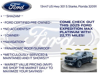 2025 Ford Expedition Max Platinum
