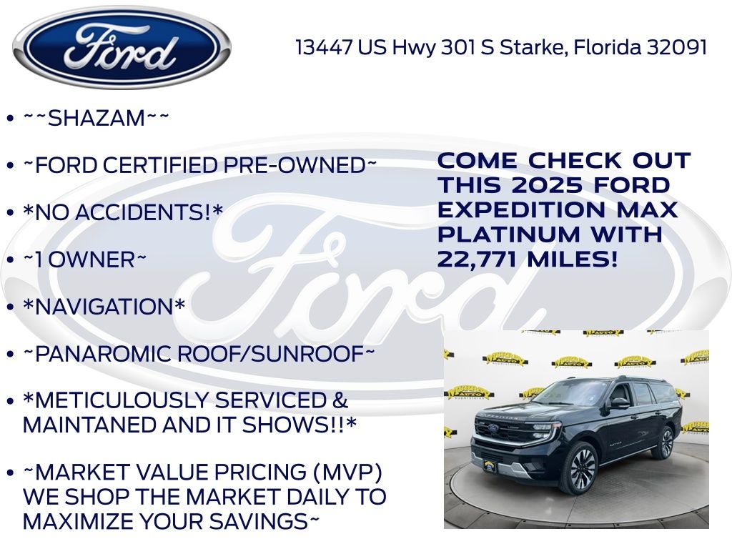 2025 Ford Expedition Max Platinum