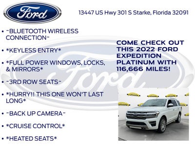 2022 Ford Expedition Platinum