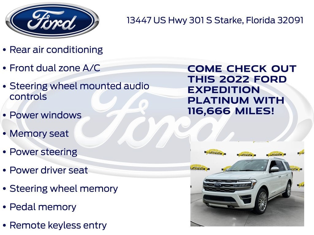2022 Ford Expedition Platinum