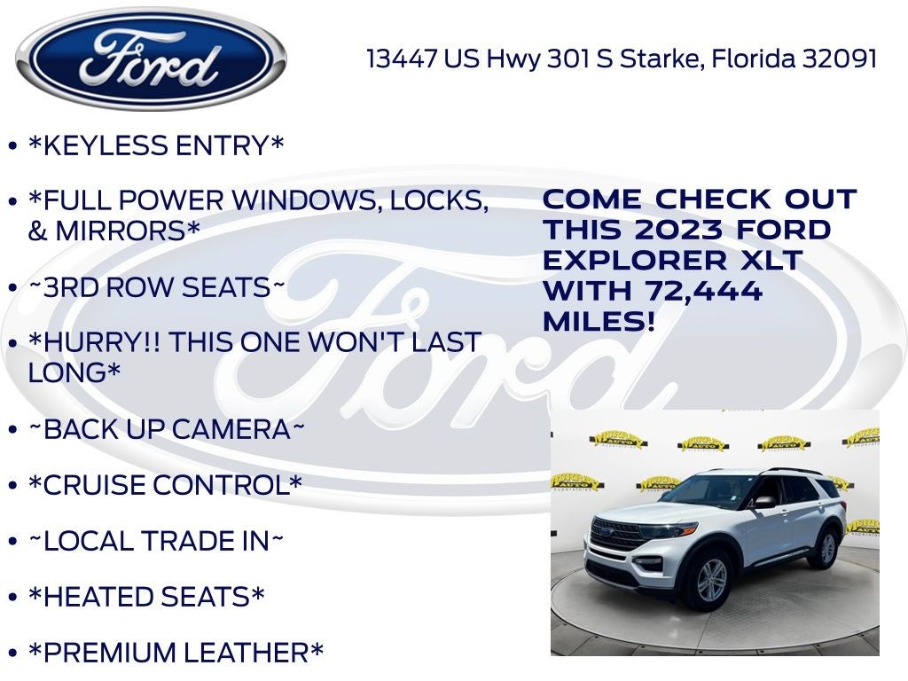 2023 Ford Explorer XLT