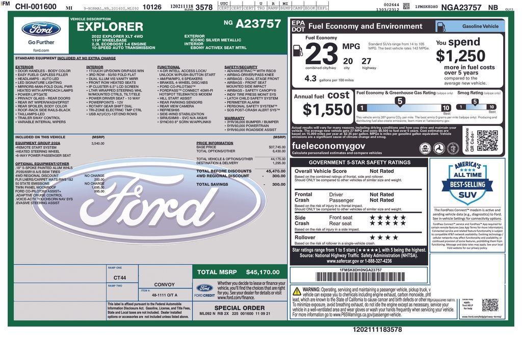 2022 Ford Explorer XLT
