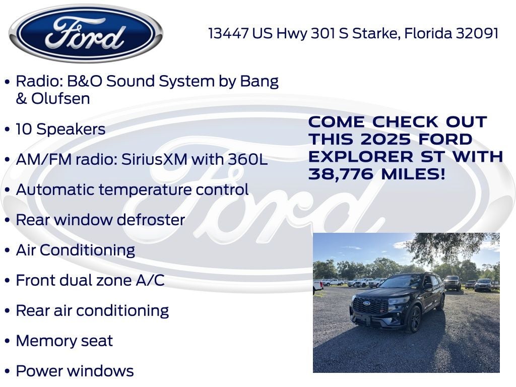 2025 Ford Explorer ST